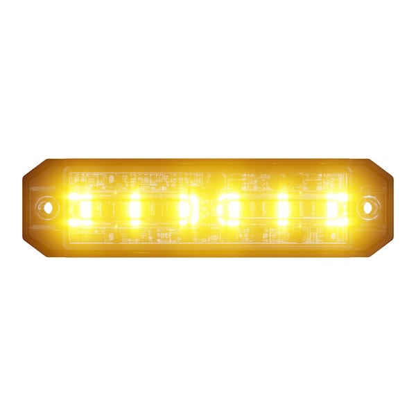 Abrams Ultra 6 LED Grill Light Head - Amber Ultra 6-A - main